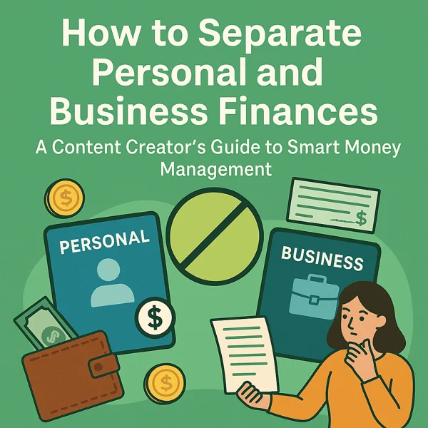 How to Separate Personal and Business Finances: A Content Creator’s Guide to Smart Money Management