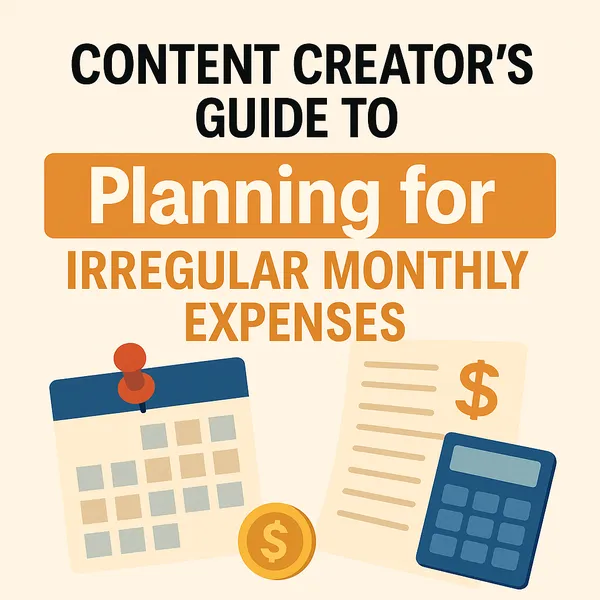 Content Creator’s Guide to Planning for Irregular Monthly Expenses