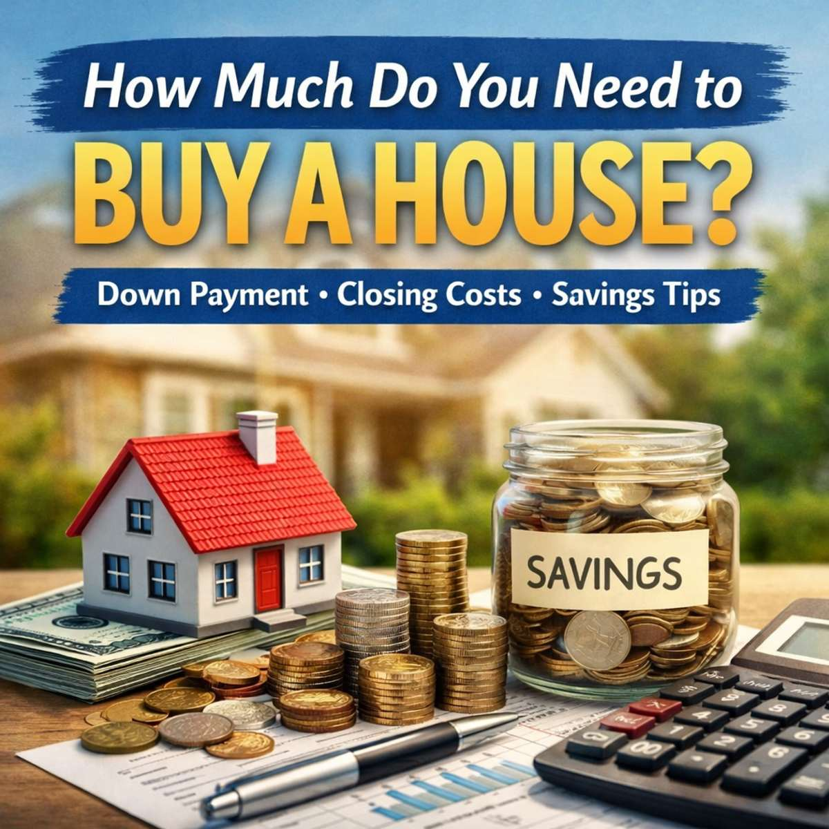 How Much Do You Need to Buy a House? Down Payment, Closing Costs, and Savings Guide